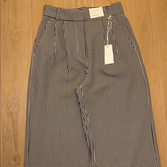 A&F Sloane Tailored Wide Leg Pant 24 - Picture 4 of 8